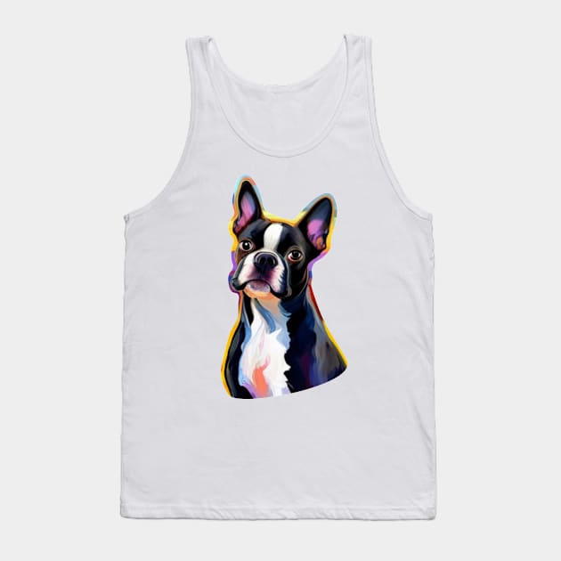 Boston Terrier Tank Top by DestructoKitty